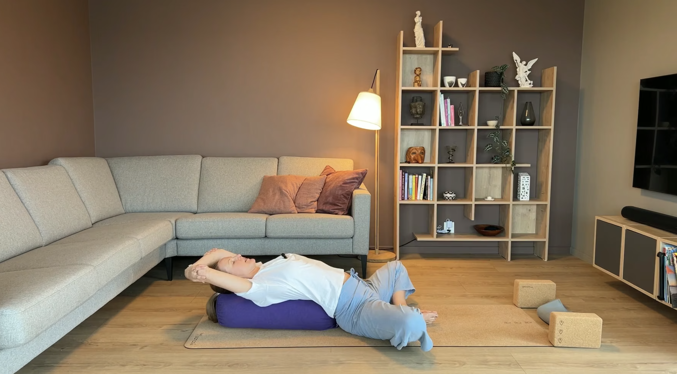 Rolig yoga flyt