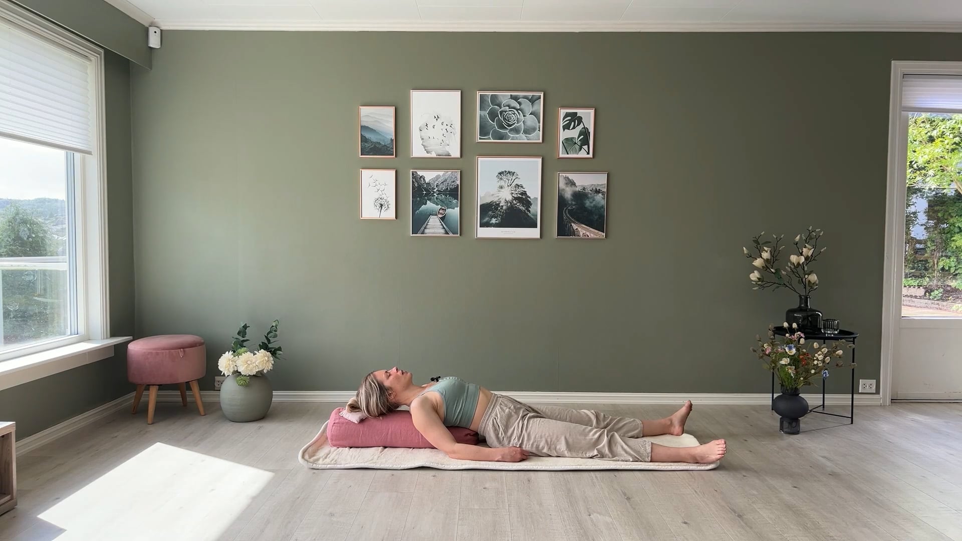 Stressreduserende yoga