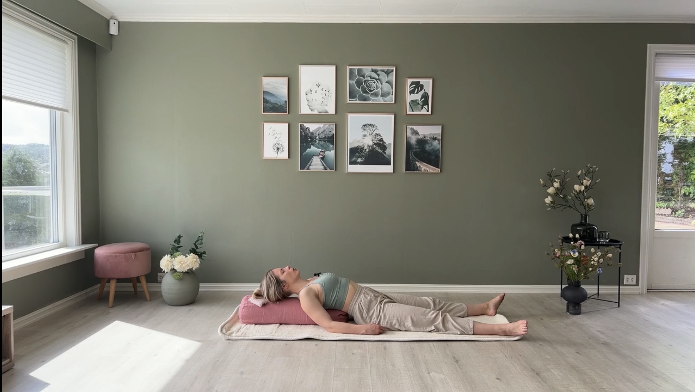 Stressreduserende yoga